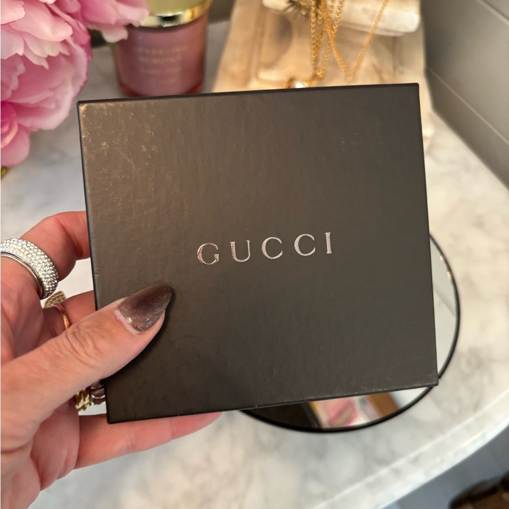 Gucci Bamboo Canvas Compact Wallet - Brown Monogram - Picture 4 of 16